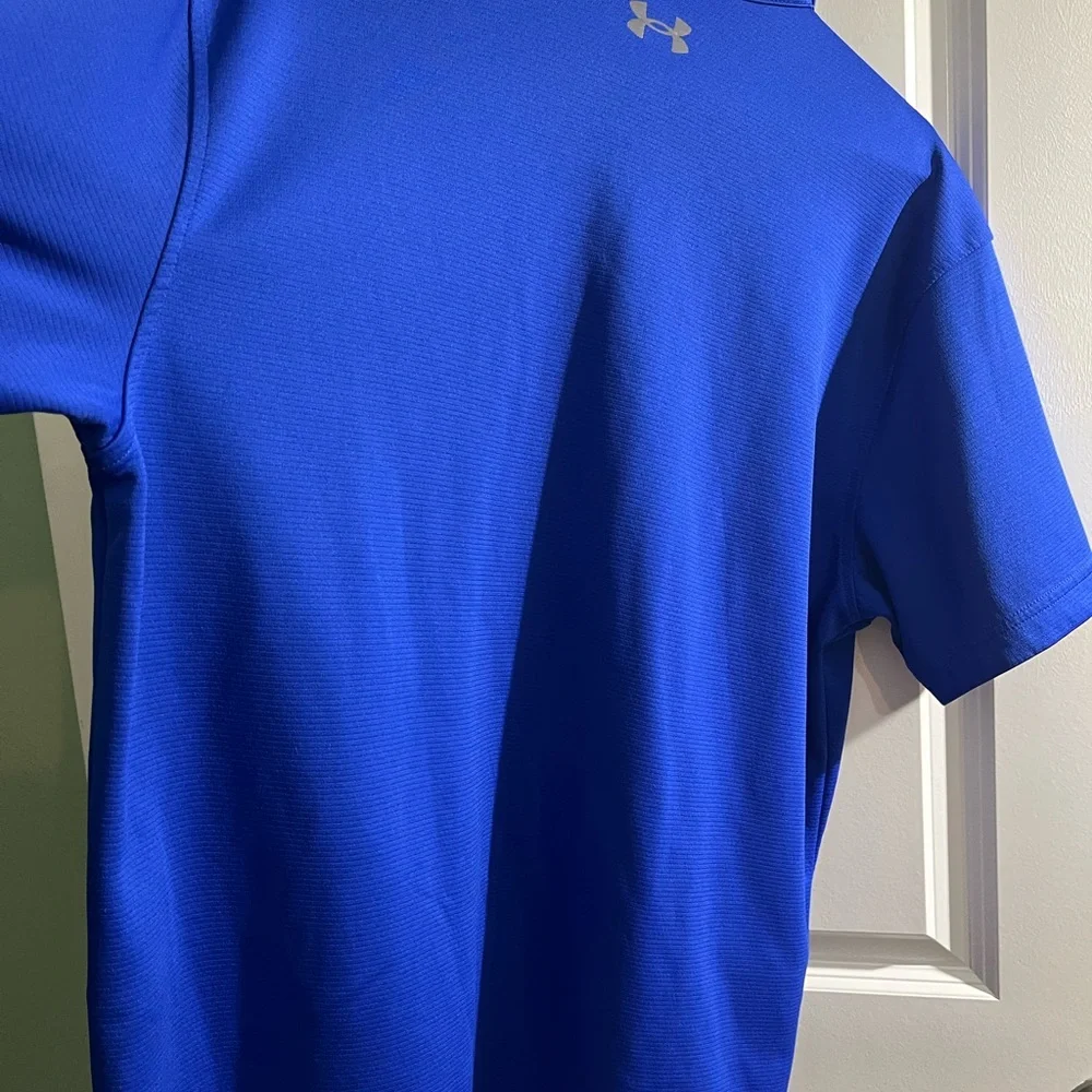 Under Armour Royal Blue Men's Performance Polo - Picture 3 of 3